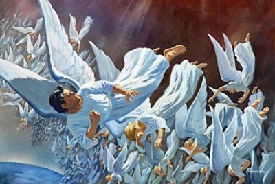 КОСМИЧЕСКИЕ ВОЙНЫ И СВЕРЖЕНИЕ САТАНЫ С НЕБА